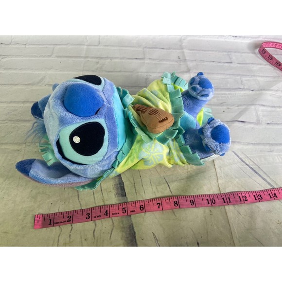 Disney Babies Stitch Plush With Baby Blanket Stuffed Animal Store Parks Ukulele - Picture 6 of 6